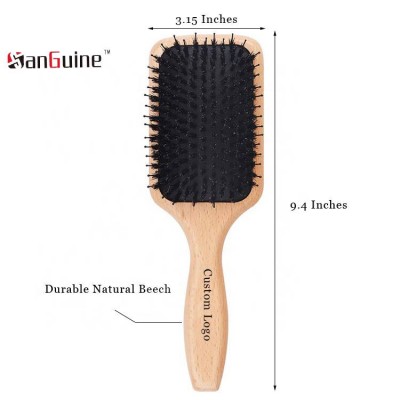 Sanguine Private Label Custom soft bristle hair brush ,bristle hair brush,boar bristle hair brush